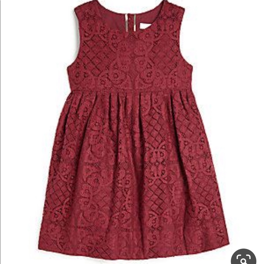 Girls’ Burberry lace dress